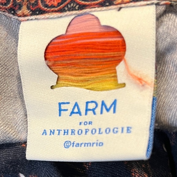 ANTHROPOLOGIE FARM RIO Women’s Black Boho Print Viscose Harem Pants Size XS - Picture 3 of 6